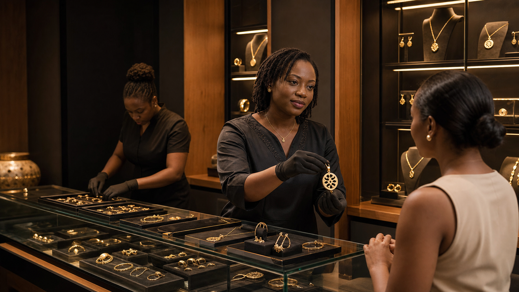 Sample product image — a jewelry counter